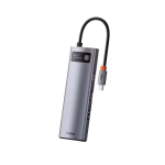 Baseus Metal Gleam Series 8-in-1 Type-C Hub Adapter Features  Multi-interface: This is a Type-C to HD 4K@60Hz*1+USB3.0*3+PD*1+RJ45*1+SD/TF*1 HUB adapter USB3.0 Ultra-Fast Transmission: Up to 10Gbps transmission rate, effortlessly connecting to your flash drives, hard drives, mouses, keyboards, and more devices 4K@60Hz HD Display: Display with ultra clarity, supporting connection for projectors, TVs, monitors, and more PD 100W Charging: Fast charging your laptop while expanding Gigabit Network, Plug & Play: Connect to a 1000Mbps network for smoother and more efficient work, moving and downloading Convenient Connector Storage: Protects the connector and maintains a tidy and organized desktop Baseus Metal Gleam Series 8-in-1 Type-C Hub Adapter  Baseus Metal Gleam Series 8-in-1 Multifunctional Type-C hub- a popular multifunctional hub from famous manufacturer Baseus. The specialty of this hub is, it holds 8 different types of ports. All these different types of ports are compatible to do several tasks simultaneously and make everything easy for you.  Baseus Metal Gleam Series 8-in-1 Type-C Hub Adapter Price in Bangladesh Buy original Baseus Metal Gleam Series 8-in-1 Type-C Hub Adapter at the best price in Bangladesh from Shei Tech. From chargers, cables, power banks, to earbuds and smartwatches — we have it all! Shop now for authentic accessories, fast delivery, and unbeatable deals.  Why Choose Shei Tech – Best Gadget Shop in Bangladesh Looking for the best place to buy gadgets online in Bangladesh? Welcome to Shei Tech, your onestop destination for authentic and top-quality gadgets at best prices. Whether you're searching for the latest wireless earbuds, smartwatches or other premium tech accessories, Shei Tech is the trusted gadget shop in Bangladesh.  We offer a fast, secure, and user-friendly online shopping experience, making it easy to order the latest gadgets in Bangladesh from the comfort of your home. All our products, including the popular Baseus Metal Gleam Series 8-in-1 Type-C Hub Adapter, are 100% original and authentic products. At Shei Tech, we are committed to providing the best tech deals, exclusive gadget launches and reliable delivery across Bangladesh. Our expert team ensures every customer receives excellent service and genuine products.