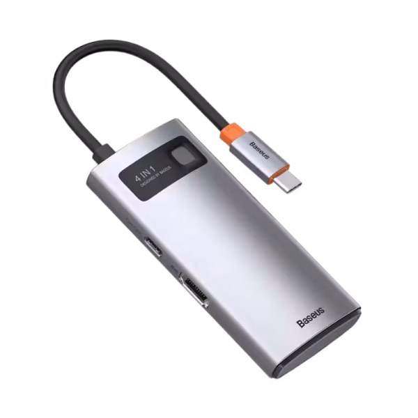 Baseus Metal Gleam Series/ Starjoy 4 in 1 Multifunctional Type-C Hub 4 Ports Functional Expansion: It allows your laptop with a single interface to connect to a variety of devices Expansion While Charging: Support 100W PD fast charge and have phones, tablets and laptops fully charged all the time Support BC1.2 Fast Charge Protocol: It can charge mobile phones and tablets at the same time without waiting for charging Screen Mirroring for Conferences: Connect to a projector, TV, monitor and other bigger screens via 4K HD for dual-screen display 4K HD Visual Experience: Enjoy cinema-grade visual effects Efficient Transmission File Transfer in 5 Sedonds: The pictures and large files can be easily transmitted in seconds Mini and Portable: Mini size makes it easy to be put into a pocket and briefcase Without Driver Plug-and-Play: Compatible with Google Chrome OS, Apple OS, Windows XP/7/8/10, Linux, Vista and other systems Baseus Metal Gleam Series/ Starjoy 4 in 1 Multifunctional Type-C Hub The Baseus Metal Gleam Series 4-in-1 hub is a sleek and lightweight multifunctional device, equipped with 4 versatile ports that allow you to perform multiple tasks simultaneously with ease. Its stylish appearance is as impressive as its impressive multitasking capabilities. Baseus Metal Gleam Series/ Starjoy 4 in 1 Multifunctional Type-C Hub Price in Bangladesh Buy original Baseus Metal Gleam Series/ Starjoy 4 in 1 Multifunctional Type-C Hub at the best price in Bangladesh from Shei Tech. From chargers, cables, power banks, to earbuds and smartwatches — we have it all! Shop now for authentic accessories, fast delivery, and unbeatable deals.  Why Choose Shei Tech – Best Gadget Shop in Bangladesh Looking for the best place to buy gadgets online in Bangladesh? Welcome to Shei Tech, your onestop destination for authentic and top-quality gadgets at best prices. Whether you're searching for the latest wireless earbuds, smartwatches or other premium tech accessories, Shei Tech is the trusted gadget shop in Bangladesh.  We offer a fast, secure, and user-friendly online shopping experience, making it easy to order the latest gadgets in Bangladesh from the comfort of your home. All our products, including the popular Baseus Metal Gleam Series/ Starjoy 4 in 1 Multifunctional Type-C Hub, are 100% original and authentic products. At Shei Tech, we are committed to providing the best tech deals, exclusive gadget launches and reliable delivery across Bangladesh. Our expert team ensures every customer receives excellent service and genuine products.