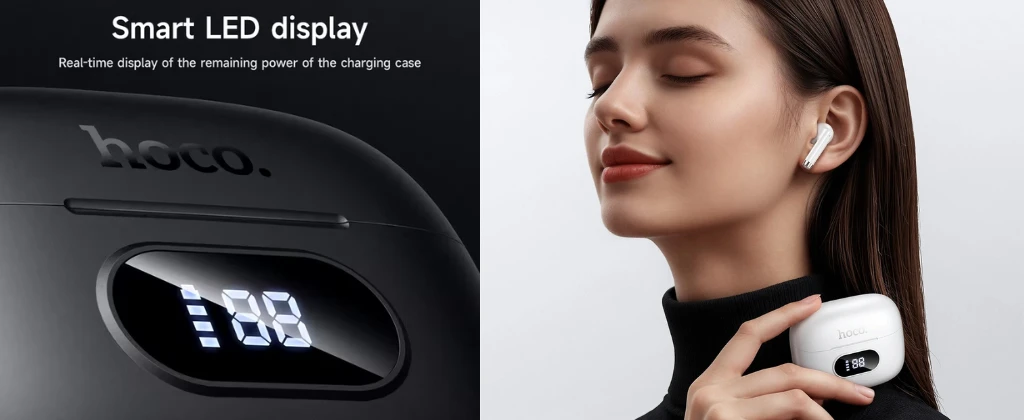 Hoco EQ2 Plus True Wireless Bluetooth Earbuds