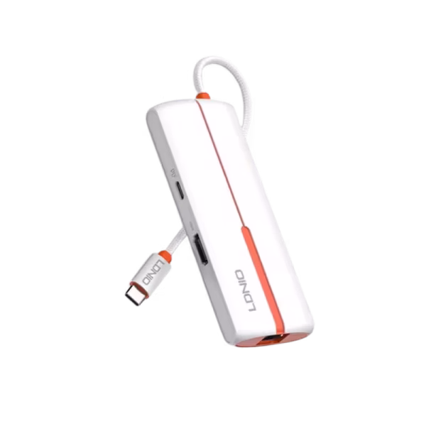 LDNIO DS-26H 6 In 1 USB C Docking Station Features USB-C input with Power Delivery for charging host device HDMI output with support up to 4K @ 30Hz Three USB 3.0 Type-A ports for high-speed data transfer (~5Gbps each) Gigabit Ethernet (RJ45) port for stable wired network connection Compact, durable design with integrated cable Built-in protection (over-current, over-voltage, over-temperature) Plug-and-play operation, no driver installation required Broad device compatibility (laptops, tablets, phones with USB-C) LDNIO DS-26H 6 In 1 USB C Docking Station A multi-port USB-C dock that expands a single USB-C port into six useful ports: USB-A, HDMI, Ethernet, and more. It offers stable wired connections, fast data transfer, and HDMI output, all in a slim, portable form factor that’s great for workstations, laptops, and travel setups. LDNIO DS-26H 6 In 1 USB C Docking Station  Price in Bangladesh Buy original LDNIO DS-26H 6 In 1 USB C Docking Station  at the best price in Bangladesh from Shei Tech. From chargers, cables, power banks, to earbuds and smartwatches — we have it all! Shop now for authentic accessories, fast delivery, and unbeatable deals.  Why Choose Shei Tech – Best Gadget Shop in Bangladesh Looking for the best place to buy gadgets online in Bangladesh? Welcome to Shei Tech, your onestop destination for authentic and top-quality gadgets at best prices. Whether you're searching for the latest wireless earbuds, smartwatches or other premium tech accessories, Shei Tech is the trusted gadget shop in Bangladesh.  We offer a fast, secure, and user-friendly online shopping experience, making it easy to order the latest gadgets in Bangladesh from the comfort of your home. All our products, including the popular LDNIO DS-26H 6 In 1 USB C Docking Station , are 100% original and authentic products. At Shei Tech, we are committed to providing the best tech deals, exclusive gadget launches and reliable delivery across Bangladesh. Our expert team ensures every customer receives excellent service and genuine products.