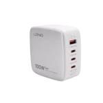 LDNIO Q408 100W 4-Port USB PD GaN Wall Charger Features   High Power Output: With a total output of 100W, this charger delivers ample power to rapidly charge a wide range of devices, including high-powered laptops, tablets, and even some demanding peripherals. This high power output ensures that even the most power-hungry devices receive the necessary power for fast and efficient charging. Multiple Ports: Equipped with four ports, typically including a combination of USB-A and USB-C ports, allowing you to charge multiple devices concurrently. This eliminates the need for multiple chargers, reducing clutter on your desk and simplifying your charging routine. GaN (Gallium Nitride) Technology: Utilizing GaN technology, this charger offers several key advantages: Smaller Size and Lighter Weight: GaN technology allows for a significant reduction in size and weight compared to traditional silicon-based chargers, making it more compact and easier to pack for travel. Improved Efficiency: GaN technology offers higher efficiency, resulting in less heat generation and lower energy consumption. Faster Charging Speeds: GaN technology enables faster charging speeds compared to traditional chargers. USB PD (Power Delivery): Supports USB Power Delivery (PD) with high power output, enabling fast charging for a wide range of devices, including laptops with USB-C power delivery. Advanced Safety Features: Equipped with multiple safety features, including overcurrent, overvoltage, and short-circuit protection, the Q408 safeguards your devices and the charger itself from potential damage, ensuring safe and reliable operation. Fast and Efficient Charging: Quickly charge multiple devices simultaneously, saving you valuable time and increasing your productivity. Versatility: Supports a wide range of devices and charging protocols, accommodating various charging needs. Space-Saving Design: Helps to declutter your workspace by consolidating multiple chargers into a single, compact unit. Enhanced Safety: Built-in safety features provide peace of mind and protect your devices from potential damage. Improved Workflow: Streamlines your charging routine, saving time and reducing frustration. LDNIO Q408 100W 4-Port USB PD GaN Wall Charger The LDNIO Q408 100W 4-Port USB PD GaN Wall Charger is a powerful and innovative charging solution that combines high power output, GaN technology, multiple ports, and advanced safety features. It is an ideal choice for anyone who needs to efficiently charge multiple devices, including high-powered laptops, and seeks a compact and efficient charging solution. LDNIO Q408 100W 4-Port USB PD GaN Wall Charger Price in Bangladesh Buy original LDNIO Q408 100W 4-Port USB PD GaN Wall Charger at the best price in Bangladesh from Shei Tech. From chargers, cables, power banks, to earbuds and smartwatches — we have it all! Shop now for authentic accessories, fast delivery, and unbeatable deals.  Why Choose Shei Tech – Best Gadget Shop in Bangladesh Looking for the best place to buy gadgets online in Bangladesh? Welcome to Shei Tech, your onestop destination for authentic and top-quality gadgets at best prices. Whether you're searching for the latest wireless earbuds, smartwatches or other premium tech accessories, Shei Tech is the trusted gadget shop in Bangladesh.  We offer a fast, secure, and user-friendly online shopping experience, making it easy to order the latest gadgets in Bangladesh from the comfort of your home. All our products, including the popular LDNIO Q408 100W 4-Port USB PD GaN Wall Charger, are 100% original and authentic products. At Shei Tech, we are committed to providing the best tech deals, exclusive gadget launches and reliable delivery across Bangladesh. Our expert team ensures every customer receives excellent service and genuine products.