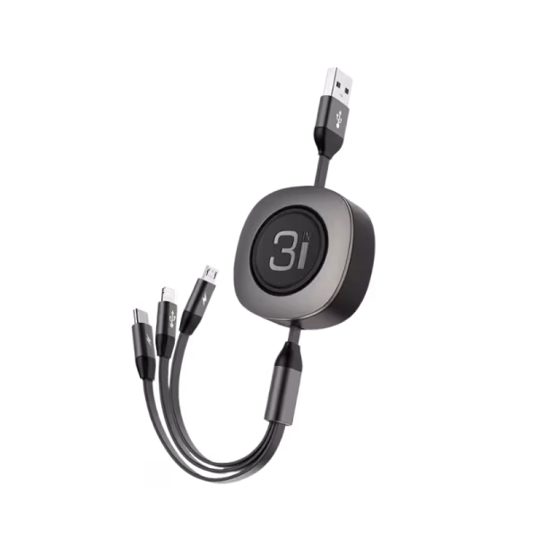 ROCK G3 3 in 1 Charge & Sync Cable Features 3-in-1 Multi-Connector: Lightning, Micro USB, and Type-C in one cable. Fast Charging & Data Sync: Ensures efficient power delivery and stable data transfer. Durable Build Quality: Reinforced joints and premium materials for long life. Tangle-Free Design: Easy to carry and store without mess. Universal Compatibility: Supports smartphones, tablets, power banks, and other devices. Portable & Travel-Friendly: Perfect all-in-one charging solution. ROCK G3 3 in 1 Charge & Sync Cable The ROCK G3 3-in-1 Charge & Sync Cable is a versatile charging solution designed to power up and sync multiple devices with different interfaces. With Lightning, Micro USB, and Type-C connectors, it eliminates the need for carrying multiple cables, making it ideal for home, office, and travel use. Built with durable materials, it ensures fast charging, stable data transmission, and long-lasting performance. ROCK G3 3 in 1 Charge & Sync Cable  Price in Bangladesh Buy original ROCK G3 3 in 1 Charge & Sync Cable at the best price in Bangladesh from Shei Tech. From chargers, cables, power banks, to earbuds and smartwatches — we have it all! Shop now for authentic accessories, fast delivery, and unbeatable deals.  Why Choose Shei Tech – Best Gadget Shop in Bangladesh Looking for the best place to buy gadgets online in Bangladesh? Welcome to Shei Tech, your onestop destination for authentic and top-quality gadgets at best prices. Whether you're searching for the latest wireless earbuds, smartwatches or other premium tech accessories, Shei Tech is the trusted gadget shop in Bangladesh.  We offer a fast, secure, and user-friendly online shopping experience, making it easy to order the latest gadgets in Bangladesh from the comfort of your home. All our products, including the popular ROCK G3 3 in 1 Charge & Sync Cable , are 100% original and authentic products. At Shei Tech, we are committed to providing the best tech deals, exclusive gadget launches and reliable delivery across Bangladesh. Our expert team ensures every customer receives excellent service and genuine products.  
