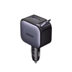 UGREEN 145W EC604 Retractable Car Charger With Built-in USB-C Cable Features Total Power Output: Up to 145 W, enabling simultaneous high-speed charging. Built-in Retractable USB-C Cable: Delivers up to 60 W, with a 70 cm pull-out length for convenience. USB-C2 (port) – Up to 100 W PD output for laptops or power-hungry devices USB-C Cable (built-in) – 60 W PD output via retractable cable USB-C1 Port – Up to 30 W output USB-A Port – Up to 30 W output with Quick Charge support Smart Power Distribution: Combined output customizable based on device needs (e.g., 100 W + 45 W when used together). Wide Compatibility: Works with 12–24 V vehicle sockets and supports charging for laptops, phones, tablets, gaming consoles, GPS units, and more. Comprehensive Protocol Support: Compatible with PD 3.0, PPS, QC 3.0/2.0, SCP, FCP, AFC, Apple-specific charging standards, and BC1.2. Compact & Durable Design: Flame-retardant outer shell with a magnetic slot to neatly store the retractable cable when not in use. Safety Protections: Built-in safeguards against over-current, short circuits, under-voltage, and over-voltage. UGREEN 145W EC604 Retractable Car Charger With Built-in USB-C Cable TheUGREEN EC604 145W   Car Charger is a powerful and versatile in-car charging solution that keeps your cabin clutter-free. Featuring a built-in retractable USB-C cable alongside two additional USB-C ports and one USB-A port, it lets you charge up to four devices simultaneously—including laptops—while on the move. With smart power distribution, fast charging support, and a durable, tangle-free design, it’s ideal for road trips, business travel, or everyday use. UGREEN 145W EC604 Retractable Car Charger With Built-in USB-C Cable Price in Bangladesh Buy original UGREEN 145W EC604 Retractable Car Charger With Built-in USB-C Cable   at the best price in Bangladesh from Shei Tech. From chargers, cables, power banks, to earbuds and smartwatches — we have it all! Shop now for authentic accessories, fast delivery, and unbeatable deals.  Why Choose Shei Tech – Best Gadget Shop in Bangladesh Looking for the best place to buy gadgets online in Bangladesh? Welcome to Shei Tech, your onestop destination for authentic and top-quality gadgets at best prices. Whether you're searching for the latest wireless earbuds, smartwatches or other premium tech accessories, Shei Tech is the trusted gadget shop in Bangladesh.  We offer a fast, secure, and user-friendly online shopping experience, making it easy to order the latest gadgets in Bangladesh from the comfort of your home. All our products, including the popular UGREEN 145W EC604 Retractable Car Charger With Built-in USB-C Cable, are 100% original and authentic products. At Shei Tech, we are committed to providing the best tech deals, exclusive gadget launches and reliable delivery across Bangladesh. Our expert team ensures every customer receives excellent service and genuine products.