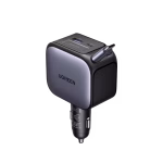 UGREEN 145W EC604 Retractable Car Charger With Built-in USB-C Cable Features Total Power Output: Up to 145 W, enabling simultaneous high-speed charging. Built-in Retractable USB-C Cable: Delivers up to 60 W, with a 70 cm pull-out length for convenience. USB-C2 (port) – Up to 100 W PD output for laptops or power-hungry devices USB-C Cable (built-in) – 60 W PD output via retractable cable USB-C1 Port – Up to 30 W output USB-A Port – Up to 30 W output with Quick Charge support Smart Power Distribution: Combined output customizable based on device needs (e.g., 100 W + 45 W when used together). Wide Compatibility: Works with 12–24 V vehicle sockets and supports charging for laptops, phones, tablets, gaming consoles, GPS units, and more. Comprehensive Protocol Support: Compatible with PD 3.0, PPS, QC 3.0/2.0, SCP, FCP, AFC, Apple-specific charging standards, and BC1.2. Compact & Durable Design: Flame-retardant outer shell with a magnetic slot to neatly store the retractable cable when not in use. Safety Protections: Built-in safeguards against over-current, short circuits, under-voltage, and over-voltage. UGREEN 145W EC604 Retractable Car Charger With Built-in USB-C Cable TheUGREEN EC604 145W   Car Charger is a powerful and versatile in-car charging solution that keeps your cabin clutter-free. Featuring a built-in retractable USB-C cable alongside two additional USB-C ports and one USB-A port, it lets you charge up to four devices simultaneously—including laptops—while on the move. With smart power distribution, fast charging support, and a durable, tangle-free design, it’s ideal for road trips, business travel, or everyday use. UGREEN 145W EC604 Retractable Car Charger With Built-in USB-C Cable Price in Bangladesh Buy original UGREEN 145W EC604 Retractable Car Charger With Built-in USB-C Cable   at the best price in Bangladesh from Shei Tech. From chargers, cables, power banks, to earbuds and smartwatches — we have it all! Shop now for authentic accessories, fast delivery, and unbeatable deals.  Why Choose Shei Tech – Best Gadget Shop in Bangladesh Looking for the best place to buy gadgets online in Bangladesh? Welcome to Shei Tech, your onestop destination for authentic and top-quality gadgets at best prices. Whether you're searching for the latest wireless earbuds, smartwatches or other premium tech accessories, Shei Tech is the trusted gadget shop in Bangladesh.  We offer a fast, secure, and user-friendly online shopping experience, making it easy to order the latest gadgets in Bangladesh from the comfort of your home. All our products, including the popular UGREEN 145W EC604 Retractable Car Charger With Built-in USB-C Cable, are 100% original and authentic products. At Shei Tech, we are committed to providing the best tech deals, exclusive gadget launches and reliable delivery across Bangladesh. Our expert team ensures every customer receives excellent service and genuine products.