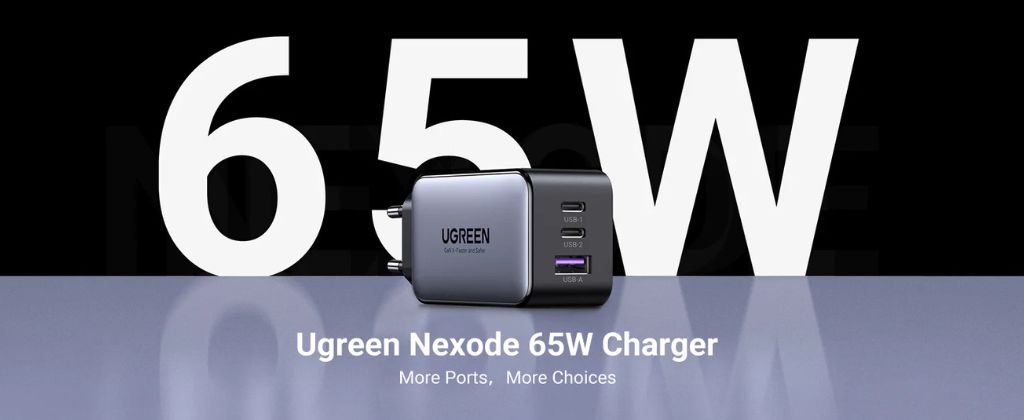 UGREEN CD244 Nexode 65W GaN Fast Charger Price in BD