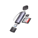 UGREEN CM185 2-in-1 USB C OTG Card Reader Features 2-in-1 Dual Interface → Equipped with both USB-C & USB-A connectors for wide compatibility. SD & TF Card Support → Works with SD, SDHC, SDXC, microSD, microSDHC, microSDXC cards. High-Speed Transfer → Supports USB 3.0 with data transfer speeds up to 5Gbps. OTG Functionality → Connect directly to USB-C smartphones or tablets for file access. Plug & Play → No drivers required, easy to use. Compact & Portable → Small and lightweight, ideal for travel and daily use. Durable Build → Made with high-quality materials for long-lasting use. Wide Compatibility → Works with Windows, macOS, Linux, Android devices, and more. UGREEN CM185 2-in-1 USB C OTG Card Reader The UGREEN CM185 2-in-1 USB-C OTG Card Reader is a compact and versatile solution for fast data transfer and convenient file access. It features dual connectors (USB-C & USB-A), allowing seamless use with laptops, smartphones, tablets, and PCs. Supporting SD and TF (microSD) cards, this reader makes it easy to transfer photos, videos, and documents on the go. UGREEN CM185 2-in-1 USB C OTG Card Reader Price in Bangladesh Buy original UGREEN CM185 2-in-1 USB C OTG Card Reader at the best price in Bangladesh from Shei Tech. From chargers, cables, power banks, to earbuds and smartwatches — we have it all! Shop now for authentic accessories, fast delivery, and unbeatable deals.  Why Choose Shei Tech – Best Gadget Shop in Bangladesh Looking for the best place to buy gadgets online in Bangladesh? Welcome to Shei Tech, your onestop destination for authentic and top-quality gadgets at best prices. Whether you're searching for the latest wireless earbuds, smartwatches or other premium tech accessories, Shei Tech is the trusted gadget shop in Bangladesh.  We offer a fast, secure, and user-friendly online shopping experience, making it easy to order the latest gadgets in Bangladesh from the comfort of your home. All our products, including the popular UGREEN CM185 2-in-1 USB C OTG Card Reader, are 100% original and authentic products. At Shei Tech, we are committed to providing the best tech deals, exclusive gadget launches and reliable delivery across Bangladesh. Our expert team ensures every customer receives excellent service and genuine products.