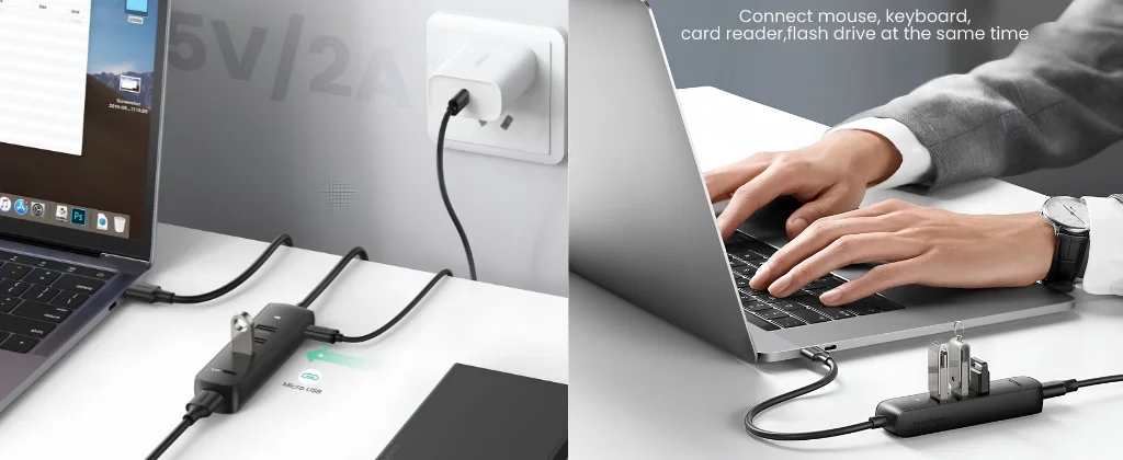 UGREEN CM456 4-in-1 Type-C Docking Station USB Hub (90890)
