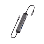 WIWU Alpha 5 In 1 USB-C Hub A521H Features  5-in-1 expansion: 2 × USB 3.0 Type-A, 1 × HDMI, 1 × SD slot, 1 × micro-SD slot Aluminum alloy + TPE material for durability and heat dissipation Long fixed Type-C cable (~1.6 meters + 10 cm) for flexibility in positioning HDMI supports 4K @ 30Hz for external display output Fast data transfer via USB 3.0 ports (≈ 5 Gbps) Compatible with MacOS, Windows, Linux Size: approx 114 mm × 36 mm × 13 mm Supports simultaneous use of ports without major performance drop WIWU Alpha 5 In 1 USB-C Hub A521H A premium Type-C hub made of aluminum alloy with a long Type-C cable, designed to expand a single USB-C port into five ports: dual USB 3.0, HDMI, SD card, and micro-SD card slots. Ideal for laptops, tablets, or smartphones that need additional ports for displays, storage, and accessories. Works on Windows, macOS, Linux, etc., with a durable build and refined finish. WIWU Alpha 5 In 1 USB-C Hub A521H  Price in Bangladesh Buy original WIWU Alpha 5 In 1 USB-C Hub A521H   at the best price in Bangladesh from Shei Tech. From chargers, cables, power banks, to earbuds and smartwatches — we have it all! Shop now for authentic accessories, fast delivery, and unbeatable deals.  Why Choose Shei Tech – Best Gadget Shop in Bangladesh Looking for the best place to buy gadgets online in Bangladesh? Welcome to Shei Tech, your onestop destination for authentic and top-quality gadgets at best prices. Whether you're searching for the latest wireless earbuds, smartwatches or other premium tech accessories, Shei Tech is the trusted gadget shop in Bangladesh.  We offer a fast, secure, and user-friendly online shopping experience, making it easy to order the latest gadgets in Bangladesh from the comfort of your home. All our products, including the popular WIWU Alpha 5 In 1 USB-C Hub A521H  , are 100% original and authentic products. At Shei Tech, we are committed to providing the best tech deals, exclusive gadget launches and reliable delivery across Bangladesh. Our expert team ensures every customer receives excellent service and genuine products.