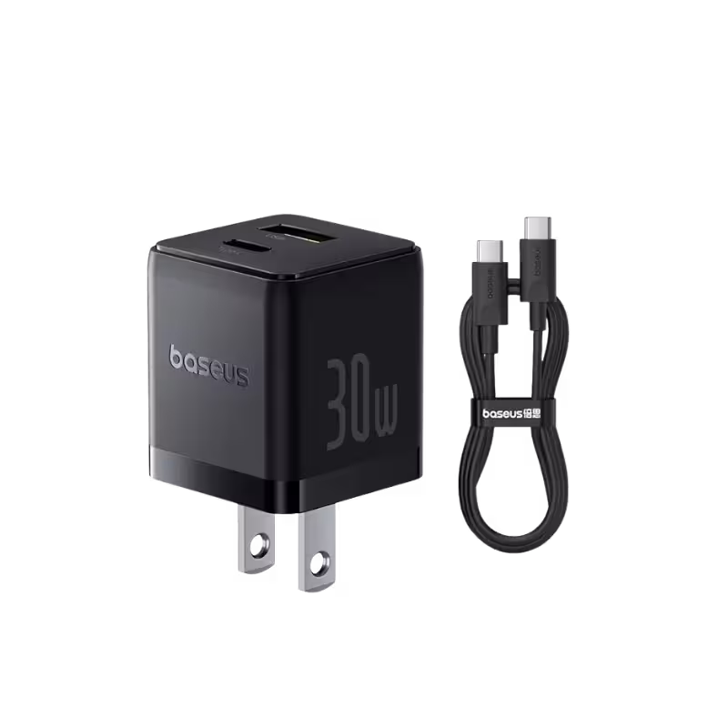 Baseus Palm Fast Charger C+U 30W With USB-C to USB-C Cable Features Dual output ports: 1 USB-A, 1 USB-C Supports Power Delivery (PD) fast charging Input voltage: AC 100-240V, 50/60Hz, 0.8A max USB-C output: 5V⎓3A, 9V⎓3A, 12V⎓2.5A, 15V⎓2A, 20V⎓1.5A max USB-A output: 5V⎓3A, 9V⎓3A, 12V⎓2.5A, 20V⎓1.5A max Combined output max: 20W + 10W Includes 60W Type-C to Type-C cable Compatibility: Smartphones, tablets, earbuds, small laptops Fast Charging: Yes, PD support Baseus Palm Fast Charger C+U 30W With USB-C to USB-C Cable The Baseus Charger Set Palm Series 30W Dual Output PD Fast Charger is a smart, portable solution for fast and efficient charging. With a sleek, palm-sized design, this charger is perfect for those who need reliable power at home, in the office, or on the go. It includes both a USB-A and a USB-C port, giving you the flexibility to charge two devices at the same time. Whether you’re charging a smartphone, tablet, or small laptop, this charger ensures safe and fast performance. Baseus Palm Fast Charger C+U 30W With USB-C to USB-C Cable Price in Bangladesh Buy original Baseus Palm Fast Charger C+U 30W With USB-C to USB-C Cable at the best price in Bangladesh from Shei Tech.From chargers, cables, power banks, to earbuds and smartwatches — we have it all! Shop now for authentic accessories, fast delivery, and unbeatable deals. Why Choose Shei Tech – Best Gadget Shop in Bangladesh Looking for the best place to buy gadgets online in Bangladesh? Welcome to Shei Tech, your one stop destination for authentic and top-quality gadgets at best prices. Whether you’re searching for the latest wireless earbuds, smartwatches or other premium tech accessories, Shei Tech is the trusted gadget shop in Bangladesh. We offer a fast, secure, and user-friendly online shopping experience, making it easy to order the latest gadgets in Bangladesh from the comfort of your home. All our products, including the popular Baseus Palm Fast Charger C+U 30W With USB-C to USB-C Cable ,are 100% original and authentic products. At Shei Tech, we are committed to providing the best tech deals, exclusive gadget launches and reliable delivery across Bangladesh. Our expert team ensures every customer receives excellent service and genuine products.