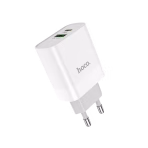 Hoco C80A 20W Dual Port Charger Adapter Features Two output ports: USB-A (QC) + USB-C (PD) USB-C supports PD up to 20 W (via 9V/2.22A or 12V/1.67A) USB-A supports QC up to ~18 W Combined total output: 5V / 3.1A Multiple fast charging protocols: QC3.0, QC2.0, PD3.0, Huawei FCP, Samsung AFC Flame-retardant PC shell for safety Compact dimensions and lightweight design Broad compatibility with phones, tablets, and USB devices Hoco C80A 20W Dual Port Charger Adapter A dual-port wall charger capable of delivering up to 20 W with support for PD and QC fast charging standards. It includes a USB-A port (QC) and a USB-C port (PD) to charge two devices simultaneously. Built with flame-retardant PC housing, compact form, and broad compatibility. Commonly marketed under “C80A Rapido” branding. Hoco C80A 20W Dual Port Charger Adapter Price in Bangladesh Buy original Hoco C80A 20W Dual Port Charger Adapter at the best price in Bangladesh from Shei Tech.From chargers, cables, power banks, to earbuds and smartwatches — we have it all! Shop now for authentic accessories, fast delivery, and unbeatable deals. Why Choose Shei Tech – Best Gadget Shop in Bangladesh Looking for the best place to buy gadgets online in Bangladesh? Welcome to Shei Tech, your one stop destination for authentic and top-quality gadgets at best prices. Whether you’re searching for the latest wireless earbuds, smartwatches or other premium tech accessories, Shei Tech is the trusted gadget shop in Bangladesh. We offer a fast, secure, and user-friendly online shopping experience, making it easy to order the latest gadgets in Bangladesh from the comfort of your home. All our products, including the popular Hoco C80A 20W Dual Port Charger Adapter ,are 100% original and authentic products. At Shei Tech, we are committed to providing the best tech deals, exclusive gadget launches and reliable delivery across Bangladesh. Our expert team ensures every customer receives excellent service and genuine products.  