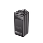 Hoco DB50 Large Capacity Power Bank 80000mAh 22.5W Features Massive 80,000mAh Capacity: Provides multiple full recharges for all smartphones and extended power for tablets and small laptops. 22.5W Ultra-Fast Charging: Dedicated USB-A port supports 22.5W fast charging for compatible Huawei, Xiaomi, and other devices (SCP/FCP/QC). 20W Power Delivery (PD) Output: The Type-C port offers 20W PD fast charging, perfect for quickly powering up iPhone 12/13/14/15 series and other PD-compatible devices. Simultaneous Multi-Device Charging: Total of 5 output ports (4x USB-A and 1x Type-C) allow you to charge up to six devices at the same time. Triple Input Ports: Features Micro-USB, Type-C (18W input), and Lightning inputs, allowing you to recharge the power bank using virtually any common cable. Digital LED Display: Clearly shows the real-time remaining battery percentage for precise power management. Built-in Flashlight: Highly practical extra feature for outdoor adventures, camping, or emergencies. Multiple Safety Protections: Equipped with comprehensive safety features against over-current, over-voltage, short-circuit, and overheating. Durable Construction: Made from fireproof ABS+PC material with high-quality Lithium Polymer cells for safety and longevity Hoco DB50 Large Capacity Power Bank 80000mAh 22.5W The HOCO DB50 Power Bank is a true powerhouse, designed for users who require extreme, reliable energy on the go. With a colossal 80,000mAh capacity, this power bank can keep all your devices—smartphones, tablets, and even certain laptops—charged for days on end, making it an essential companion for long trips, camping, outdoor work, or emergency preparedness. It features advanced fast-charging technology, including a powerful 22.5W USB-A output and a 20W Power Delivery (PD) Type-C output, ensuring your modern devices are charged safely and efficiently. Equipped with a total of five output ports and three input ports, the DB50 offers unparalleled versatility, allowing you to charge up to six devices at once. The integrated digital LED display, durable construction, and added convenience of a built-in flashlight make the HOCO DB50 the ultimate high-capacity charging solution. Hoco DB50 Large Capacity Power Bank 80000mAh 22.5W Price in Bangladesh Buy original Hoco DB50 Large Capacity Power Bank 80000mAh 22.5W  at the best price in Bangladesh from Shei Tech.From chargers, cables, power banks, to earbuds and smartwatches — we have it all! Shop now for authentic accessories, fast delivery, and unbeatable deals. Why Choose Shei Tech – Best Gadget Shop in Bangladesh Looking for the best place to buy gadgets online in Bangladesh? Welcome to Shei Tech, your one stop destination for authentic and top-quality gadgets at best prices. Whether you’re searching for the latest wireless earbuds, smartwatches or other premium tech accessories, Shei Tech is the trusted gadget shop in Bangladesh. We offer a fast, secure, and user-friendly online shopping experience, making it easy to order the latest gadgets in Bangladesh from the comfort of your home. All our products, including the popular Hoco DB50 Large Capacity Power Bank 80000mAh 22.5W ,are 100% original and authentic products. At Shei Tech, we are committed to providing the best tech deals, exclusive gadget launches and reliable delivery across Bangladesh. Our expert team ensures every customer receives excellent service and genuine products.