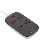 LDNIO SC4407 Power Socket 4 USB Charger with Power Extension Cord Features 4 AC Outlets: Provides four AC outlets, offering ample space to connect a wide range of devices, from computers and laptops to printers, lamps, and other electronic appliances. This eliminates the frustration of limited outlets and allows you to power all your essential devices in one convenient location. 4 USB Charging Ports: Integrated with four USB charging ports, enabling you to simultaneously charge your smartphones, tablets, earbuds, and other USB-powered devices. This eliminates the need for multiple wall chargers, reducing clutter on your desk and streamlining your charging routine. Power Extension Cord: Includes an extension cord, providing flexibility in placement and allowing you to reach outlets that might otherwise be inaccessible. This significantly increases the reach and versatility of the power strip, allowing you to conveniently power devices in areas further away from wall outlets. Overload Protection: Equipped with overload protection to safeguard your devices and the power strip itself from potential damage caused by excessive current draw. This safety feature helps prevent overheating and potential electrical hazards, ensuring the long-term reliability of your devices and your home. Fire-Resistant Material: Constructed with fire-resistant materials to minimize the risk of fire hazards. This enhances safety and peace of mind, providing an extra layer of protection for your devices and your home. LDNIO SC4407 Power Socket 4 USB Charger with Power Extension Cord The LDNIO SC4407 Power Socket 4 USB Charger with Power Extension Cord is more than just a simple power strip; it’s a versatile and essential component of any modern workspace or home. This thoughtfully designed device addresses the increasing need for multiple power outlets and USB charging ports in today’s digital world. LDNIO SC4407 Power Socket 4 USB Charger with Power Extension Cord Price in Bangladesh Buy original LDNIO SC4407 Power Socket 4 USB Charger with Power Extension Cord  at the best price in Bangladesh from Shei Tech.From chargers, cables, power banks, to earbuds and smartwatches — we have it all! Shop now for authentic accessories, fast delivery, and unbeatable deals. Why Choose Shei Tech – Best Gadget Shop in Bangladesh Looking for the best place to buy gadgets online in Bangladesh? Welcome to Shei Tech, your one stop destination for authentic and top-quality gadgets at best prices. Whether you’re searching for the latest wireless earbuds, smartwatches or other premium tech accessories, Shei Tech is the trusted gadget shop in Bangladesh. We offer a fast, secure, and user-friendly online shopping experience, making it easy to order the latest gadgets in Bangladesh from the comfort of your home. All our products, including the popular LDNIO SC4407 Power Socket 4 USB Charger with Power Extension Cord ,are 100% original and authentic products. At Shei Tech, we are committed to providing the best tech deals, exclusive gadget launches and reliable delivery across Bangladesh. Our expert team ensures every customer receives excellent service and genuine products.  