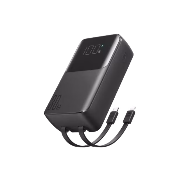 Joyroom JR-PBC06 10000mAh 30W Mini Power Bank With Dual Cables