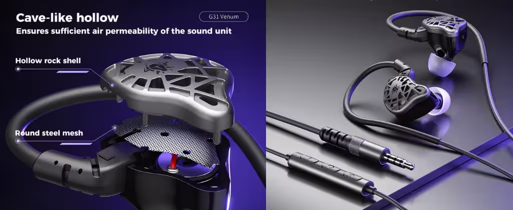 PLEXTONE G31 Venom Gaming Earphone