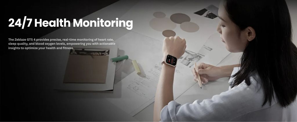 Zeblaze GTS 4 – Premium BT Calling Smart Watch