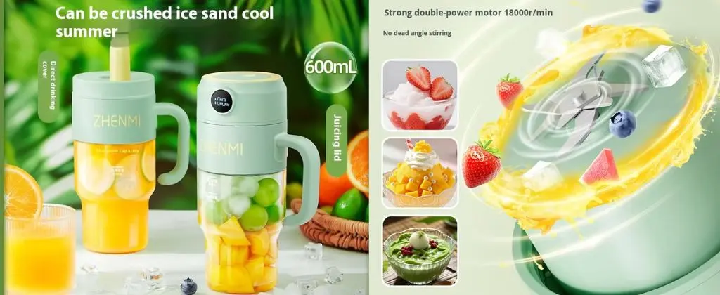 Zhenmi ZMGZ-J25 Portable Wireless Mini Juicer