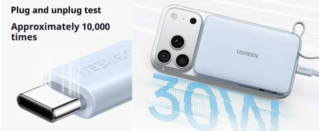 UGREEN PB594 10000mAh 30W Wireless Power Bank