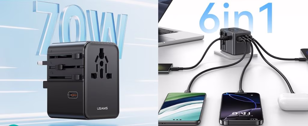 USAMS CC310 70W Excellent Multi Port Universal Travel Charger