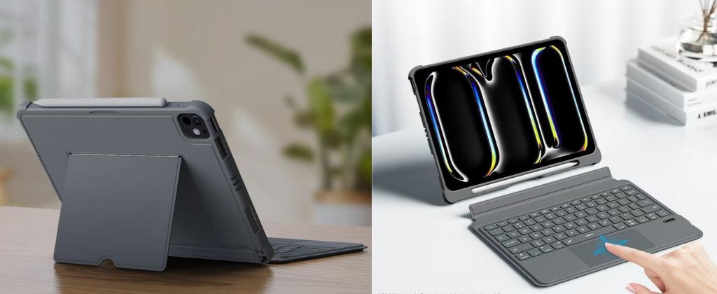 Xundd Magnetic Detachable Wireless Keyboard Case for iPad