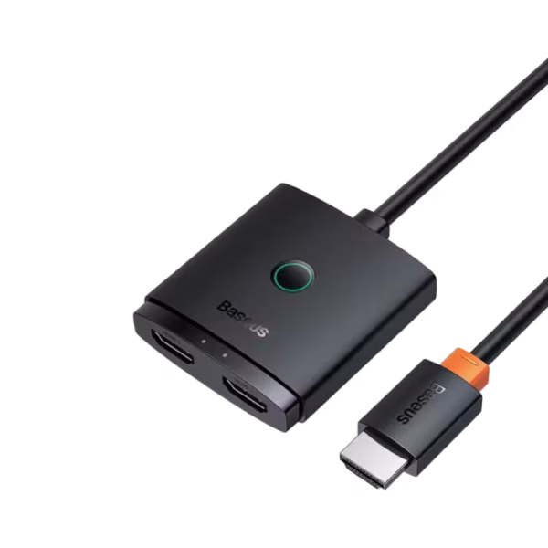 Baseus AirJoy Series 2-in-1 Bidirectional HDMI Switch with Cable