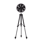 JISULIFE FA17 Outdoor LED Ceiling Fan with Long Tripod Stand