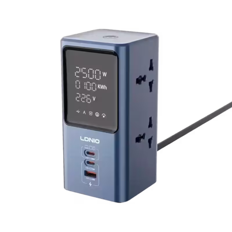 LDNIO SC2 Tower Extension Power Socket - 45W LDNIO SC2 Tower Extension Power Socket - 45W