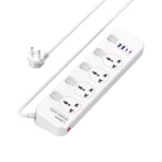 LDNIO SC4408C Extension Power Socket With 4 AC Power Strip