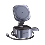 USAMS CD257 Qi2.0 3-in-1 Magnetic Wireless Charger