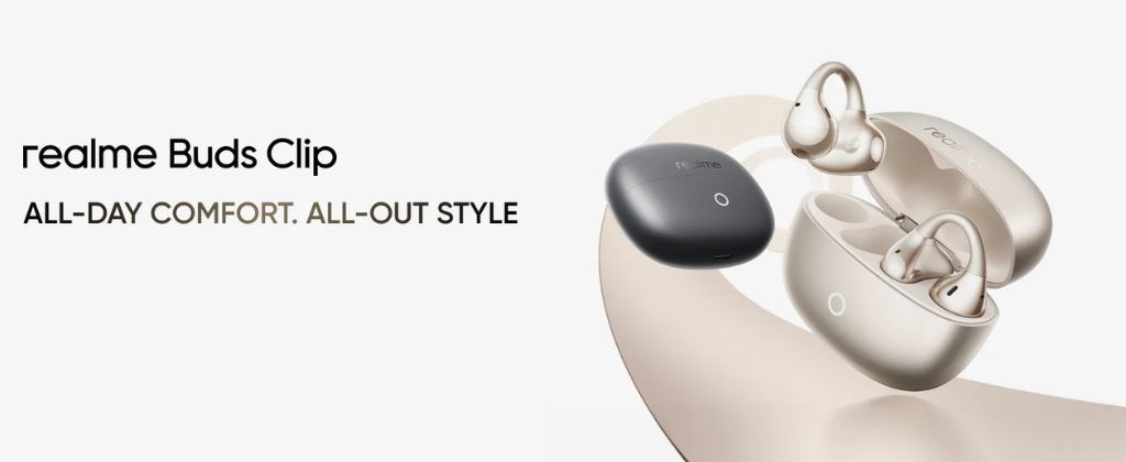 realme Buds Clip Open Fit Excellent Earbuds with 36H Batter Life