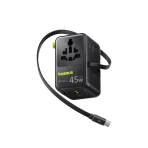 Baseus PicoGo AG11 45W GaN Universal Travel Adapter with Retractable Cable