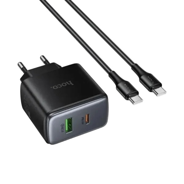HOCO C158A PD 45W Fast Charger with Type-C to C Cable