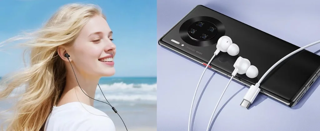 Hoco M117 Victory Type-C Universal Earphones with Mic