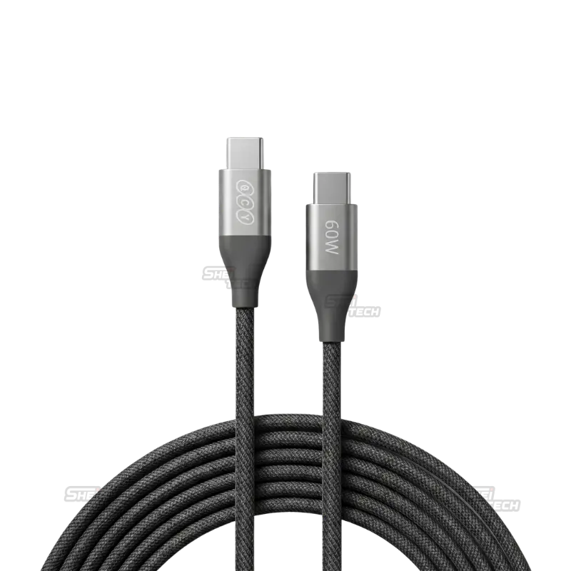 QCY DC21 60W Type-C to C Super Fast Cable QCY DC21 60W Type-C to C Super Fast Cable