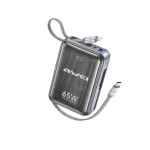 AWEI MH818 65W 20000mAh Power Bank with Built in Cables