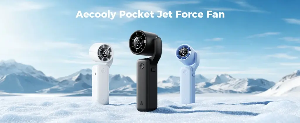 Aecooly AirGimbal PF04 Portable Handheld Turbo Jet Fan