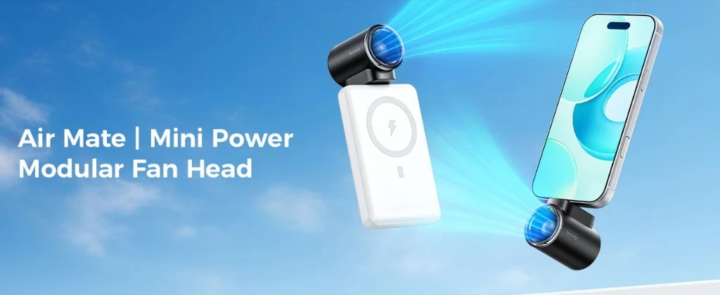 Aecooly PK01-F1 Air Mate Powerful Type-C 17000 RPM High Speed Fan