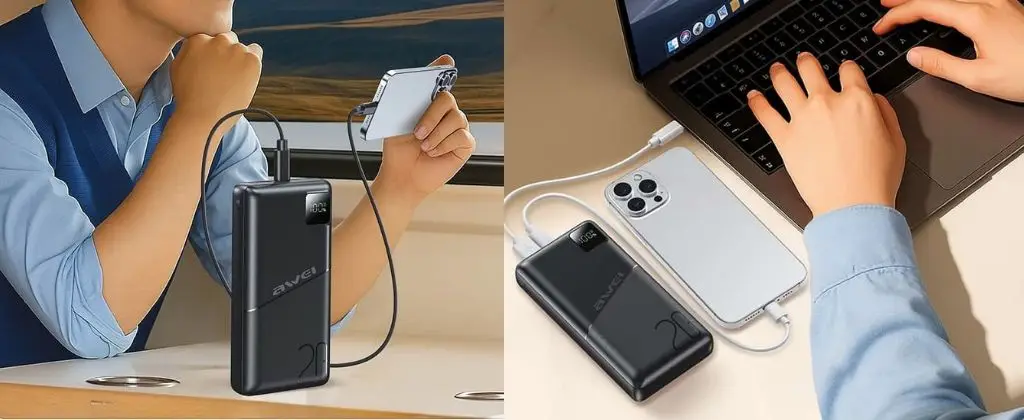 Awei PA37 20000mAh 22.5W Fast Charging Power Bank