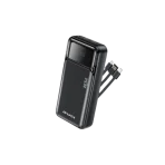 Awei PA‑93 20000mAh 22.5W Fast Charging Power Bank with Built‑in Dual Cables