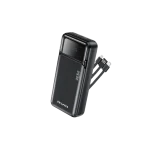 Awei PA‑93 20000mAh 22.5W Fast Charging Power Bank with Built‑in Dual Cables