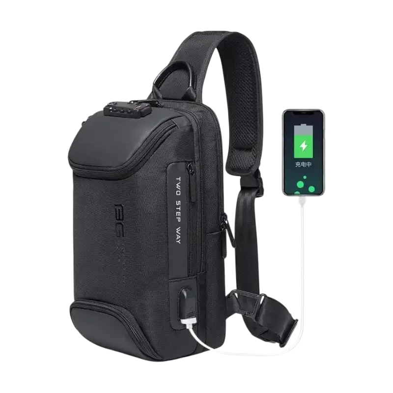 BANGE BG-7082 Anti-theft TSA Lock Crossbody Bag Waterproof Chest Pack BANGE BG-7082 Anti-theft TSA Lock Crossbody Bag Waterproof Chest Pack