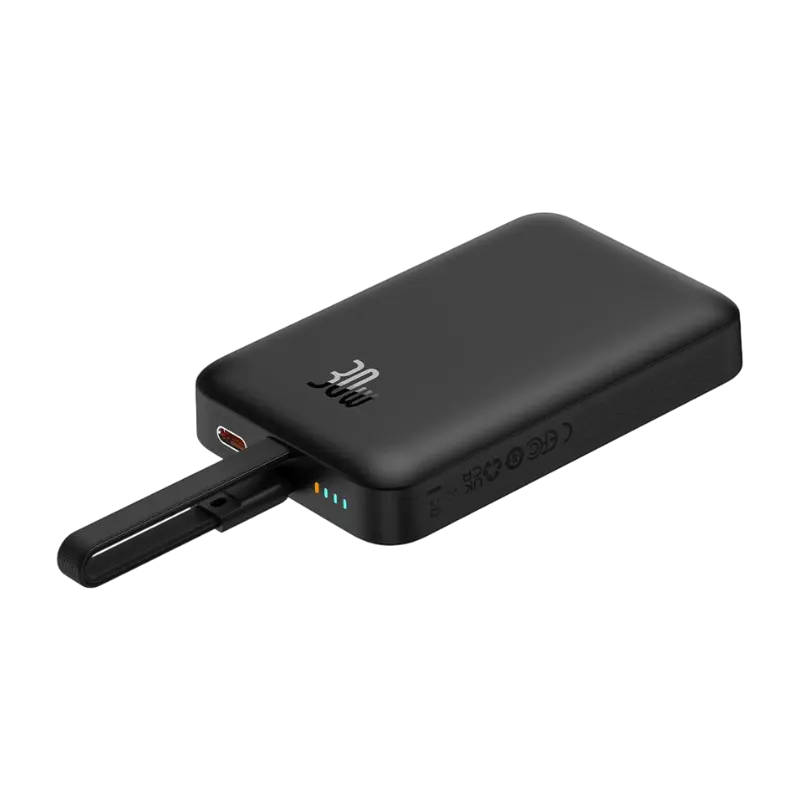 Baseus Magnetic Mini 30W 10000mAh Wireless Power Bank with USB-C Cable