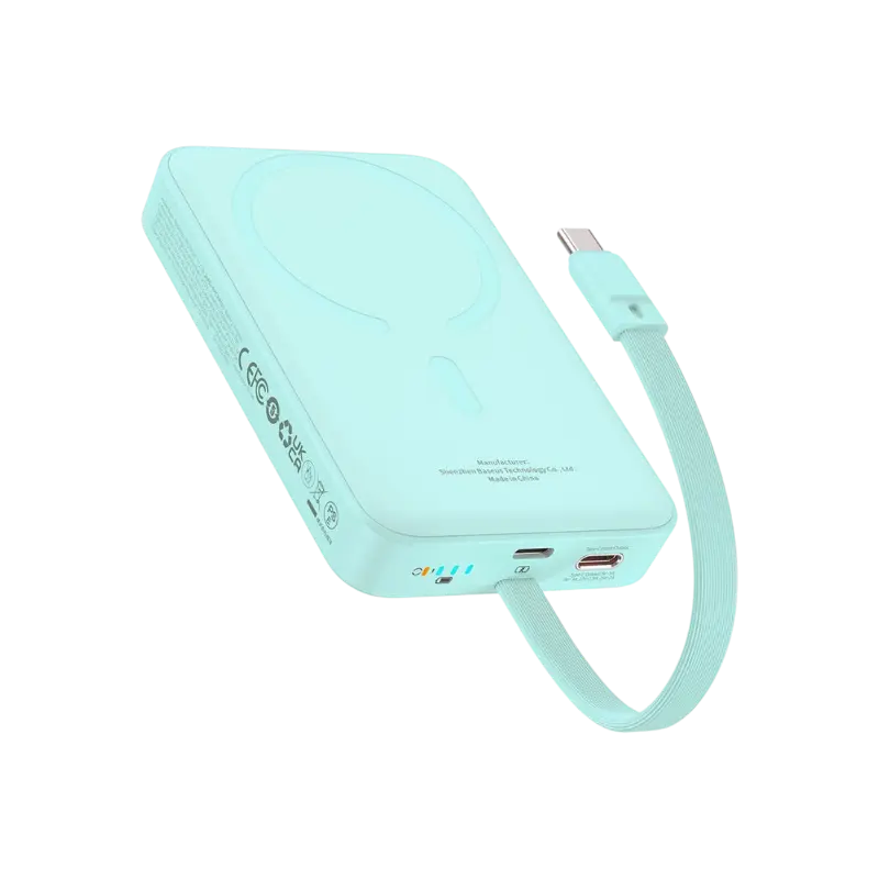 Baseus Magnetic Mini 30W 10000mAh Wireless Power Bank with USB-C Cable