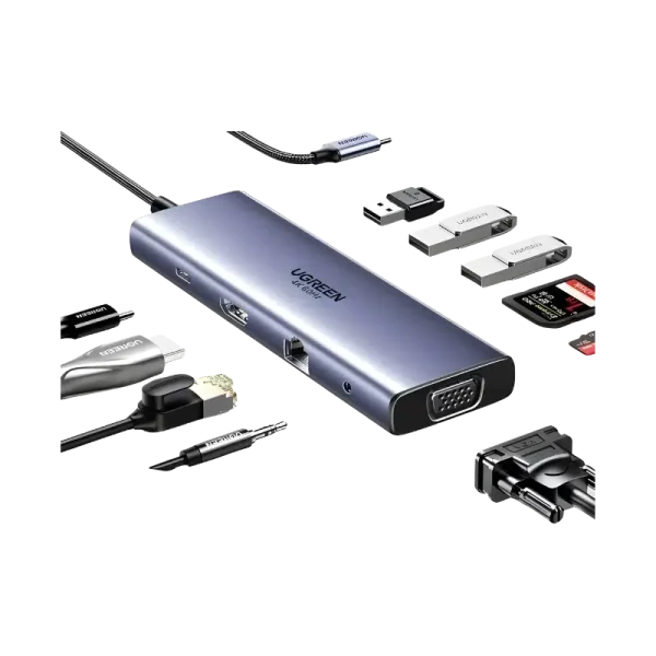 UGREEN CM498 10-IN-1 USB C DOCKING STATION (25043)