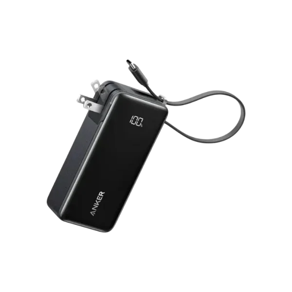 Anker 10000mAh 30W Fusion Power Bank with Built-in USB-C Cable (A1637)