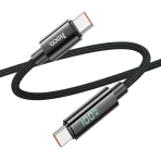 Hoco U125 Benefit 100W USB-C to USB-C Cable With Display