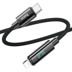 Hoco U125 Benefit 27W Type-C to Lightning Cable With Display