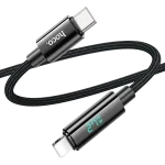 Hoco U125 Benefit 27W Type-C to Lightning Cable With Display