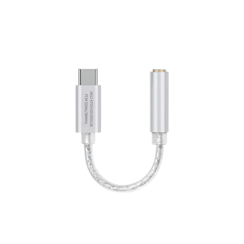 JCALLY JM12 Type C to 3.5mm HiFi DAC Chip Audio Adapter JCALLY JM12 Type C to 3.5mm HiFi DAC Chip Audio Adapter