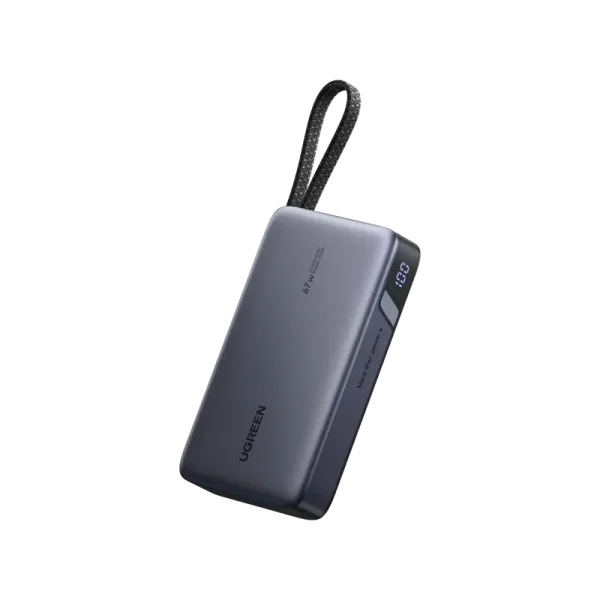 UGREEN PB550 67W 20000mAh Power Bank with Built in Cable (55996)
