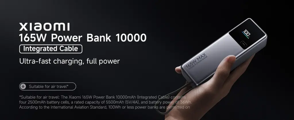 Xiaomi 165W Power Bank 10000mAh